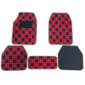 Car Carpet Flat Foot Pad Check Pattern